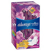 https://images.heb.com/is/image/HEBGrocery/prd-small/always-radiant-size-1-regular-sanitary-pads-with-wings-light-clean-scent-001542716.jpg