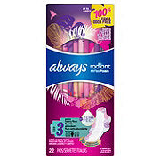 https://images.heb.com/is/image/HEBGrocery/prd-small/always-radiant-size-3-extra-heavy-flow-sanitary-pads-with-wings-light-clean-scent-002227682.jpg