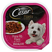 https://images.heb.com/is/image/HEBGrocery/prd-small/cesar-gourmet-filets-in-sauce-prime-rib-flavor-wet-dog-food-001856688.jpg