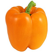 Fresh Orange Bell Peppers, Each - Care Pack