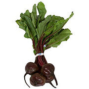 Fresh Red Beets With Tops, Each - Care Pack