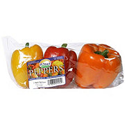 Fresh Stoplight  Bell Peppers, 3 ct - Care Pack