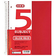 https://images.heb.com/is/image/HEBGrocery/prd-small/h-e-b-5-subject-red-poly-college-ruled-spiral-notebook-003486019.jpg