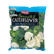 H-E-B Broccoli and Cauliflower, 12 oz - Care Pack