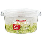 H-E-B Chopped Celery and Onions, 7 oz - Care Pack