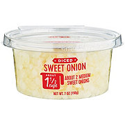 H‑E‑B Diced Sweet Onions, 7 oz - Care Pack