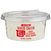 H‑E‑B Diced White Onions, 7 oz - Care Pack