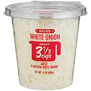 H‑E‑B Diced White Onions, 15 oz - Care Pack