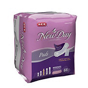 https://images.heb.com/is/image/HEBGrocery/prd-small/h-e-b-new-day-regular-moderate-absorbency-pads-001716871.jpg