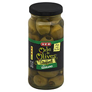 https://images.heb.com/is/image/HEBGrocery/prd-small/h-e-b-ode-to-olives-stuffed-with-serrano-green-olives-001755494.jpg