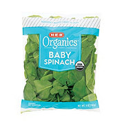 H-E-B Organics Baby Spinach, 5 oz - Care Pack