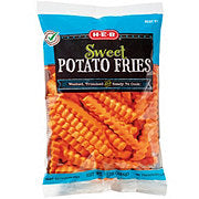 H-E-B Select Ingredients Sweet Potato Crinkle Cut Fries, 10 oz - Care Pack