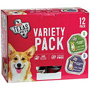 https://images.heb.com/is/image/HEBGrocery/prd-small/h-e-b-texas-pets-grilled-chicken-top-sirloin-wet-dog-food-variety-pack-002849019.jpg