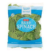 HEB HEB Baby Spinach, 6 oz - Care Pack