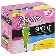 https://images.heb.com/is/image/HEBGrocery/prd-small/playtex-sport-plastic-regular-absorbency-unscented-tampons-001293186.jpg