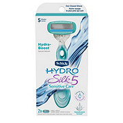 https://images.heb.com/is/image/HEBGrocery/prd-small/schick-hydro-silk-sensitive-razor-with-2-moisturizing-razor-blade-refills-001754661.jpg